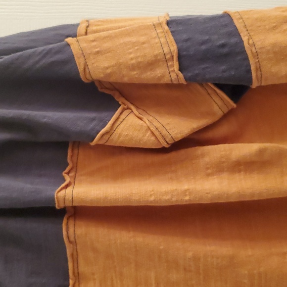 EUC Loose Fitting Blue and Orange Long Sleeve - Auburn Gameday or Fall - Picture 3 of 4